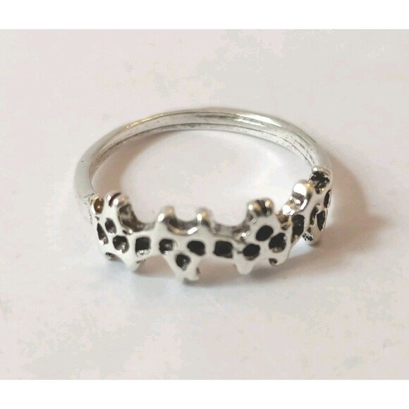 Y2K Retro Thistle Ring Men's 5.25 Inches Alloy - Picture 2 of 4